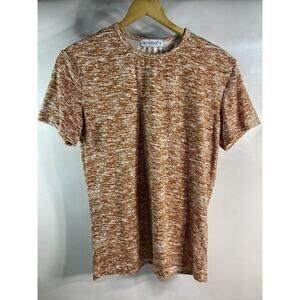 Kuyigo Orange White Static Print T-Shirt Men’s Small 38" Chest